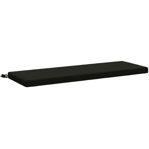  Jastučići za klupe - 2 dijela SOEST 2 kom. 100% poliester Crna - Crna 100 x 40 x 5 cm Poliester Cene