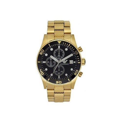 Emporio Armani Analogne ure ty171680 Pozlačena Cene