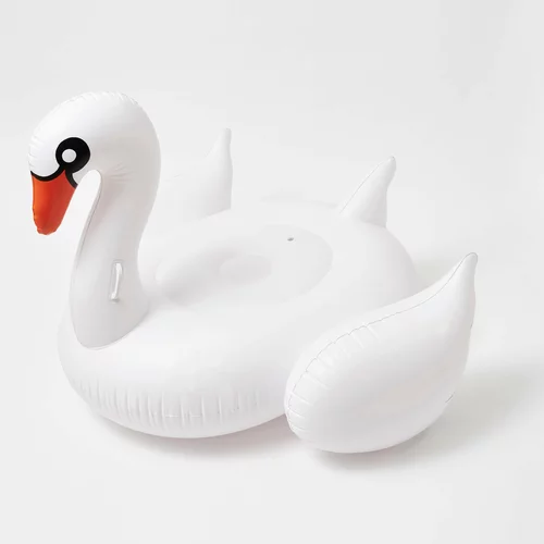 Sunnylife madrac na napuhavanje ride on luxe swan white