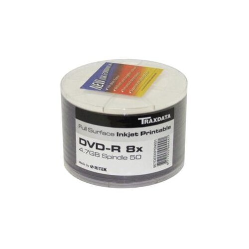 CD-R TRAXDATA, 700 MB, 52X, spindle 50 kom PRINTABLE WHITE Slike
