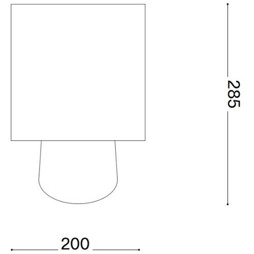 Ideal Lux - Stona lampa KALI 1xE14/40W/230V keramika/krem/bejž Slike