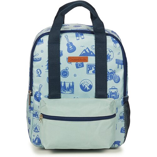 CARAMEL &amp;amp; CIE Nahrbtniki SMALL BACKPACK BLUE WILD TRIP Modra Slike