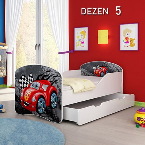 Olimp Sport dečiji krevet drveni 140x70cm sa fiokom i gratis dušek 45 dezena Cene