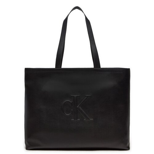Calvin Klein Jeans Ročna torba Sculpted Slim K60K612724 Črna Cene