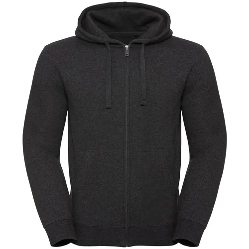 RUSSELL Men's Authentic Melange Zipped Hooded Sweat