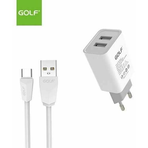 Golf kućni punjač + tip c kabl GF-U206 beli Cene
