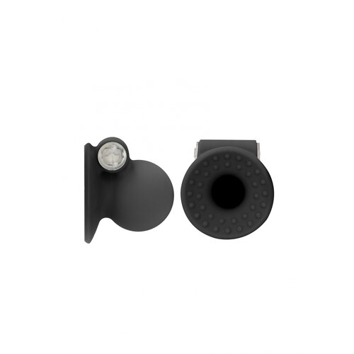 Ouch! Vibrating Nipple Suckers Black Slike