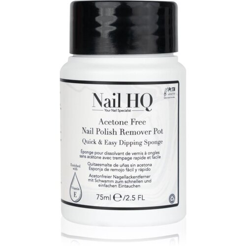 Nail HQ Acetone Free sredstvo za skidanje laka s noktiju bez acetona 75 ml Slike