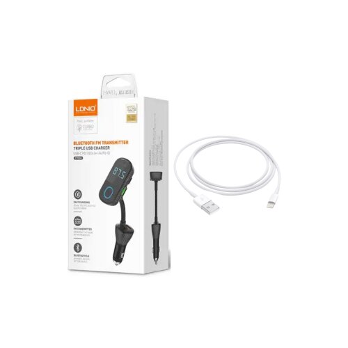 Ldnio FM Bluetooth transmiter C705Q PD 3.7A 45W + iPhone USB Cijene