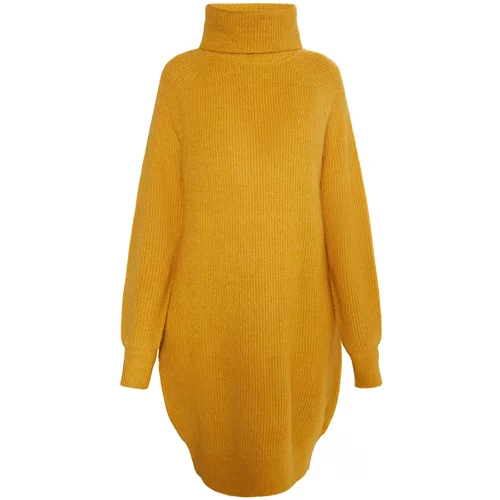 Usha Pletena haljina narančasto žuta
