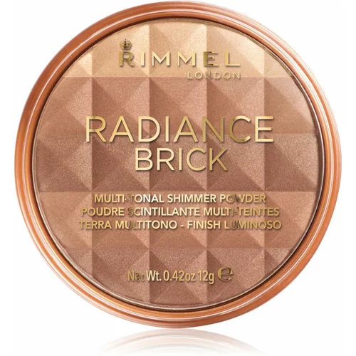 Rimmel London Radiance Brick bronzer i highlighter nijansa 002 Medium 12 g