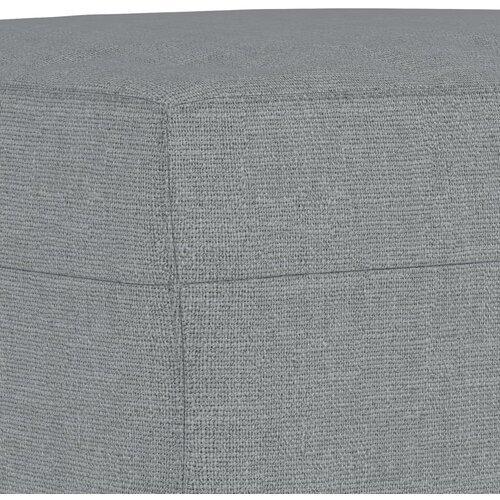  3-dijelni set sofa s jastucima svjetlosivi od tkanine Slike