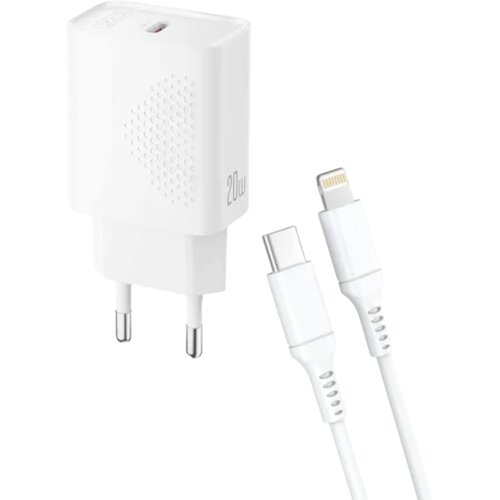 XO Kućni punjač sa kablom od 20W (Lightning) L160, Beli Cene