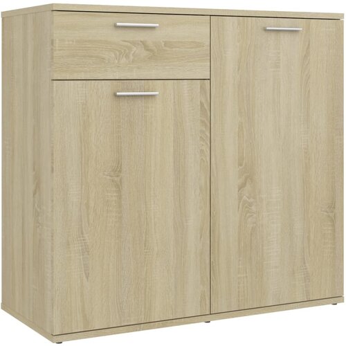 Maison Chic Komoda - Predalnik sonoma hrast 80x36x75 cm iverna plo&amp;scaron;ča, (21717353) Slike