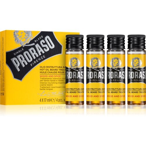 Proraso Wood & Spice Hot Oil Beard Treatment olje za prestrukturiranje brade 68 ml Cene