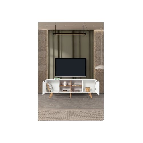 Hanah home TV komoda, bijela Slike