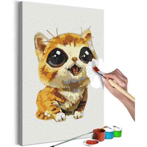  Slika za samostalno slikanje - Joyful Cat 40x60 Slike