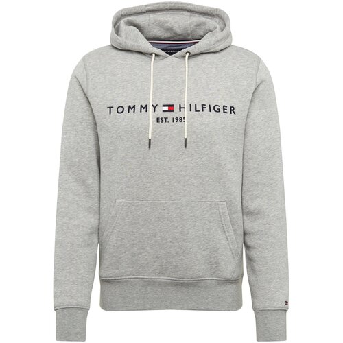 Tommy Hilfiger Sweater majica mornarsko plava / siva melange / crvena / bijela Cijene
