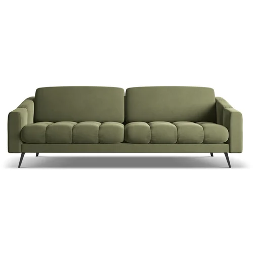 Makamii Zelena baršunasti sofa 238 cm Nalu –