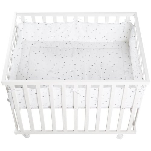 Roba Bijeli putni krevetić 100x75 cm Sternenzauber – Cijene