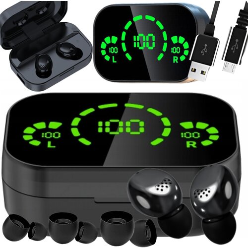  3v1 bluetooth 5.3 brezžične slu&amp;scaron;alke in power bank Slike