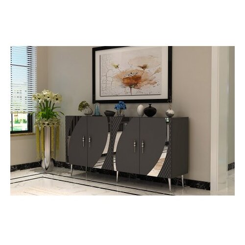 Hanah home komoda hook KB150 anthracite silver Slike