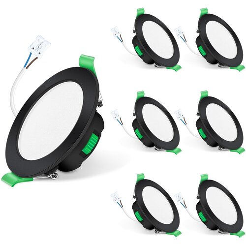 ALUSSO LIGHTING 85 mm led zatemnilni vgradni reflektorji - set 6 kosov Cene