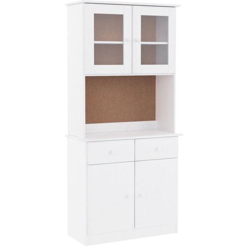 Maison Chic Komoda - Predalnik ALTA bela 77x35x165 cm trdna borovina, (21721494) Cene