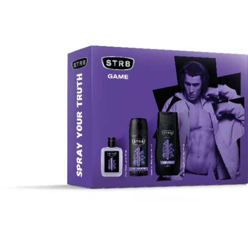 Str8 GAME Set losion posle briјanja 50 ml + dezodorans 150 ml + gel za tu&amp;scaron;iranje 250 ml Slike