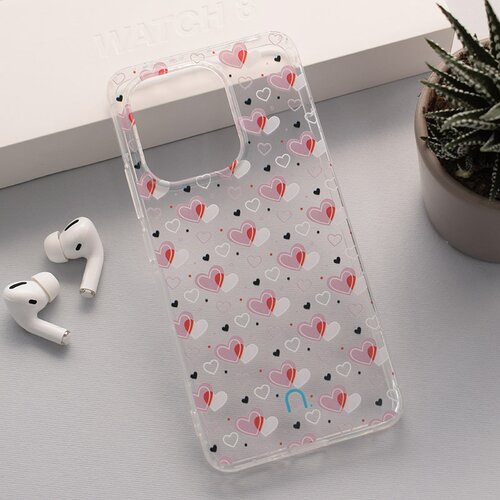 Nanobit Maska za Xiaomi Redmi Note 13 4G (EU) Hearts Print Cene