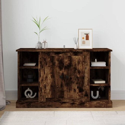  Komoda boja dimljenog hrasta 100x35,5x60 cm konstruirano drvo Cene