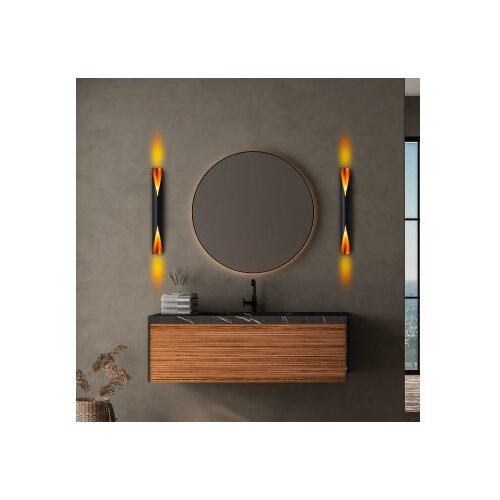 Opviq vall lamp zidna crna lampa vega 15366 Slike