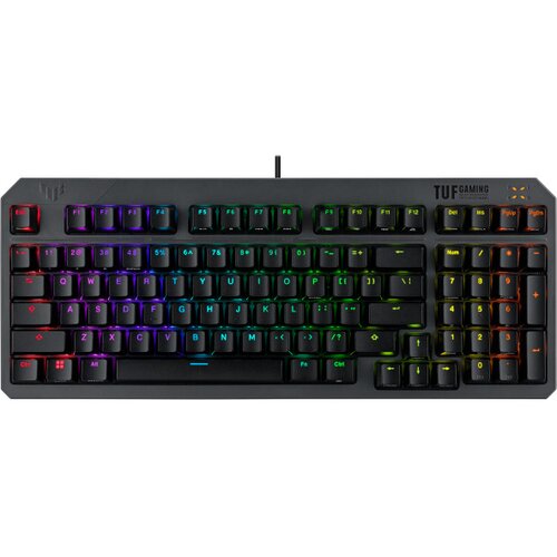 Asus Tipkovnica TUF Gaming K3 Gen II, Red Linear Optical, RGB, USB, US SLO g., (21332107) Slike
