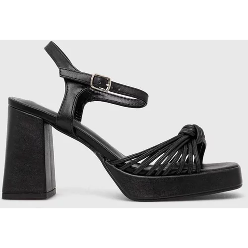 Answear Lab Sandale boja: crna