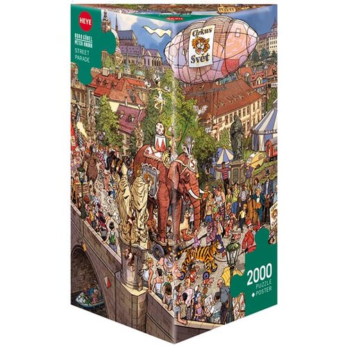 Heye puzzle Triangle Göbel/Knorr Street Parade 2000 delova 29926 Slike