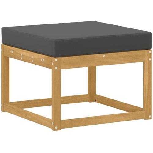  Set vanjskih sofa 7 kom. Bijela i antracit Poliester Smeđa 306 x 128,5 x 73 cm Slike