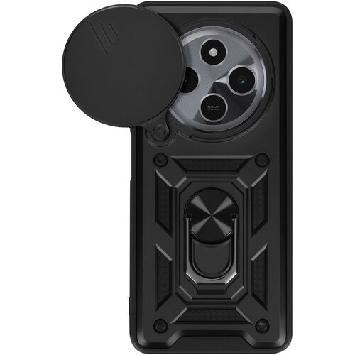 Oem Mayaxess, Ohi&scaron;je za Xiaomi Redmi 14C Ring Support Sliding Camera Cover, Črna, (5000215858) Cene