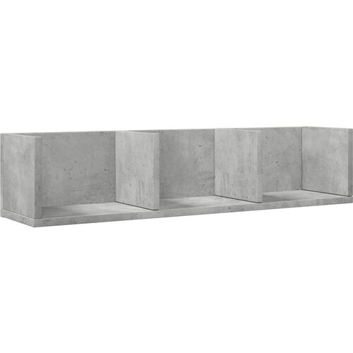 Maison Chic Stenska omarica - Zidna omarica betonsko siva 75x18x16,5 cm inženirski les iu212, (22062852) Cene