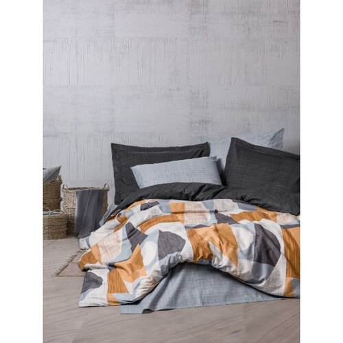 Cotton Box posteljina single sa čaršavom Giorno Grey pamuk Cene