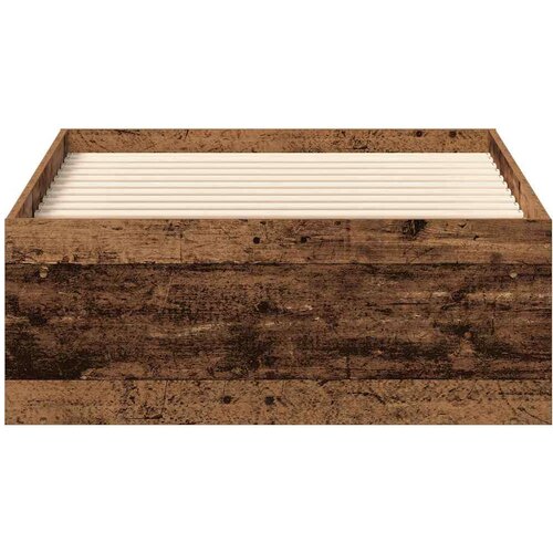 VidaXL Okvir kreveta bez madraca staro drvo 90x190 cm Slike