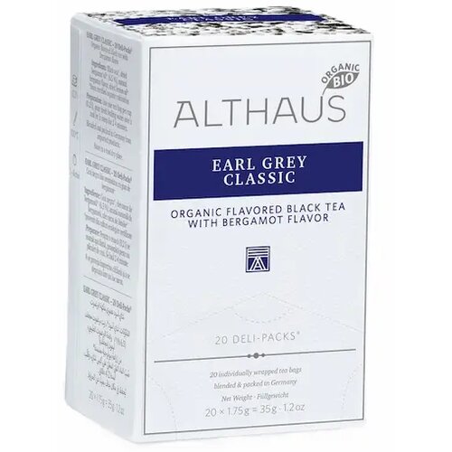 Althaus earl grey classic čaj 20/1 - deli filter Slike