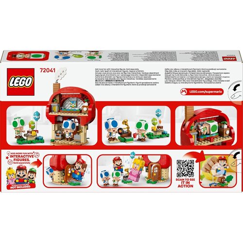 Lego Super Mario Zabava v Toadovi hi&scaron;i &scaron;tevilka 72041 Cene
