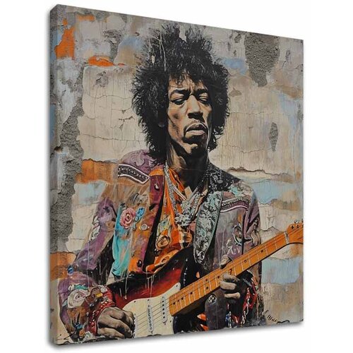 Image JIMI HENDRIX - Guitar poetri | 100% originalna akrilna boja Slike