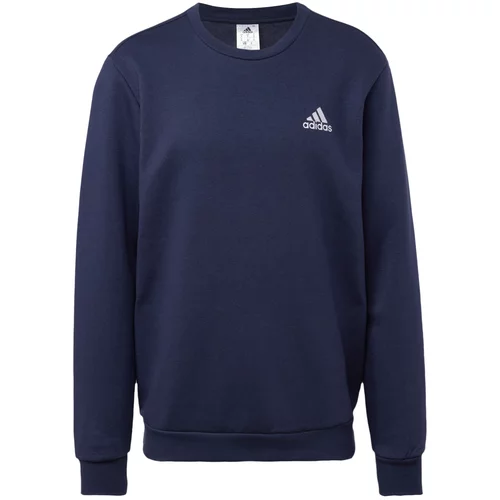 ADIDAS SPORTSWEAR Sportska sweater majica 'Essentials' tamno plava / bijela