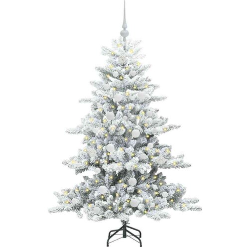  Umjetno božićno drvce s nogom with LEDs s stalakom 150cm PVC Slike
