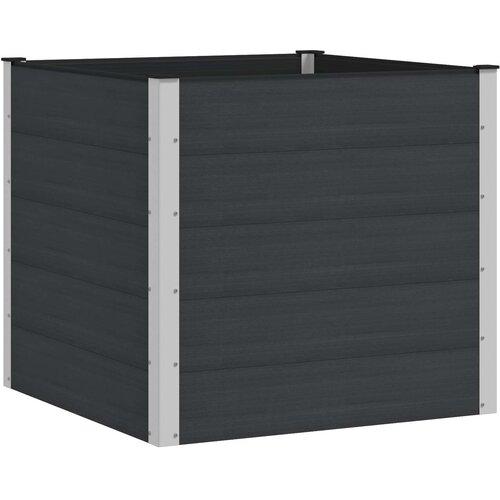  Povišena vrtna gredica Crna 100 x 100 x 91 cm Cene