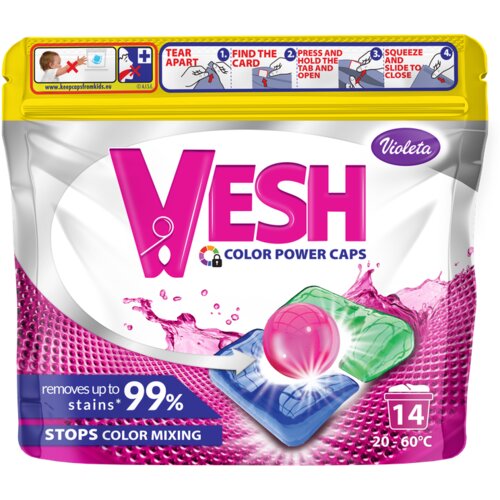 Violeta Vesh Color kapsule za rublje 14 komada Cene