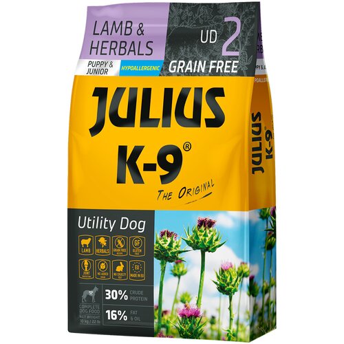  JULIUS K-9 Puppy & Junior z jagnjetino in zeli&scaron;či - 10 kg Cijene
