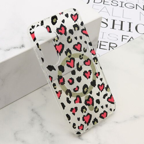  maska LEOPARD MagSafe za Samsung S931B Galaxy S25 5G/ roza Cene