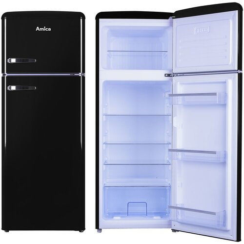 Amica VD 1442 AB fridge-freezer Freestanding 213 L Black Cijene